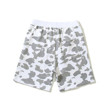 Bathing ape Bape Shorts camouflage luminous shark terry straight beach pants