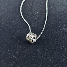 Chrome Hearts Necklace Thai Silver Circle Cross Pendant for Men and Women