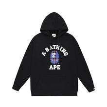 Bathing Ape Bape Hoodie Autumn/Winter Letter Print Loose Hoodie Pullover Ape Sweater