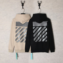 OW basic arrow pattern hooded sweater