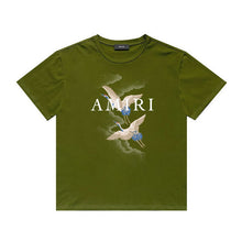 Amiri T Shirt Casual Hip Hop round Neck Short Sleeve T-shirt