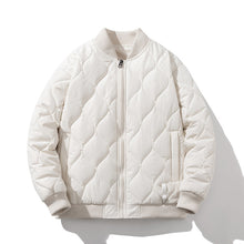 Men Vintage Jackets Loose rhombus cotton-padded baseball jacket jacket jacket