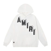 Amiri Hoodie Letter Print Hooded Sweater Loose