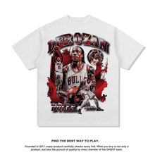 Nba T Shirt Printed Short-Sleeved T-shirt Loose Shoulder Summer Fashion Brand Top Men