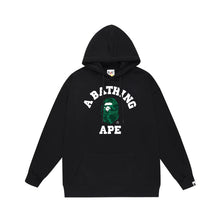 Bathing Ape Bape Hoodie Autumn/Winter Letter Print Loose Hoodie Pullover Ape Sweater