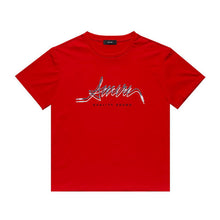 Amiri T Shirt Printed Casual Hip Hop round Neck Short Sleeve T-shirt