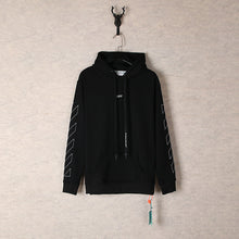 Off White hoodie embroidered arrow pattern