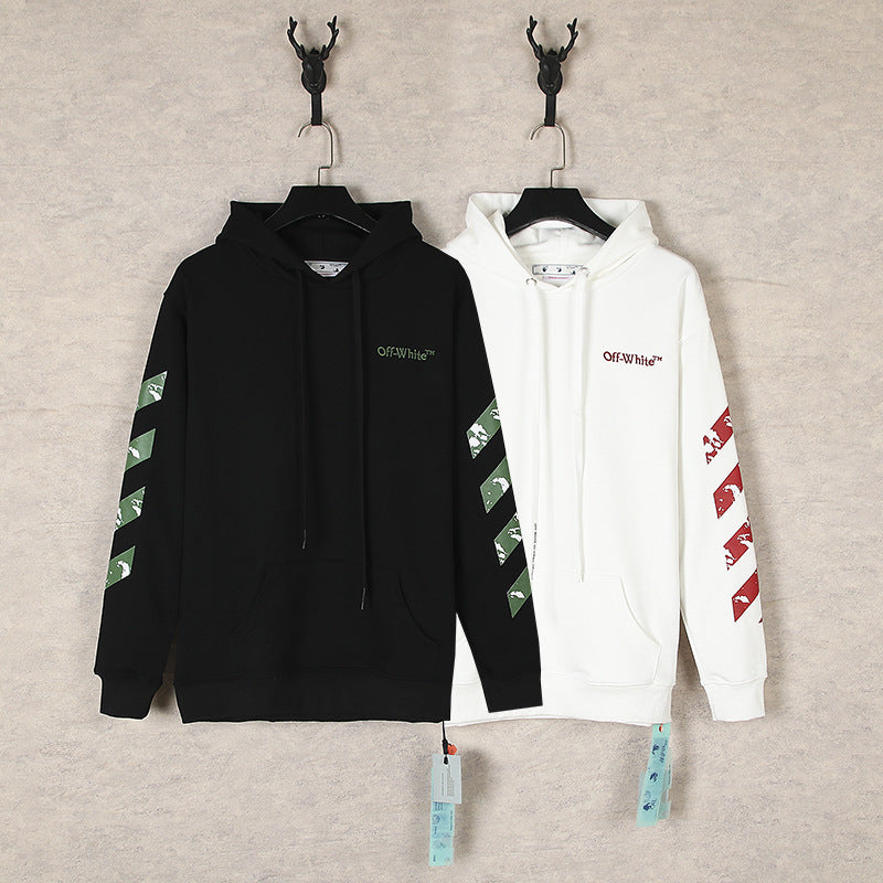Off White hoodie Photography Pattern Arrow Sleeve Hood