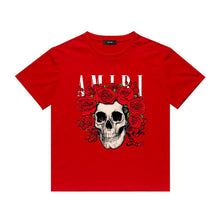 Amiri T Shirt Printed Casual Hip Hop round Neck Short Sleeve T-shirt
