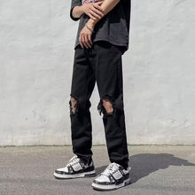 Men Jeans Ripped Jeans Baby Boy and Girl Summer Straight-Leg Pants