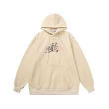 Off White hoodie Curved Arrow Pattern Fleece Sleeve Hood