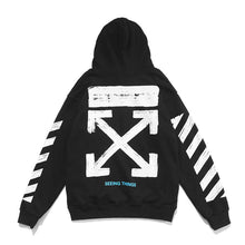 Off White hoodie empty arrow pattern pullover