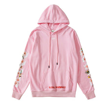 Off White hoodie Bee Flower Arrow pattern hooded