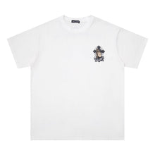 CHH Heart T Shirts T-Shirt Loose Cross Print