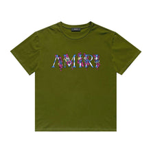 Amiri T Shirt Casual Hip Hop High Street round Neck Short Sleeve T-shirt