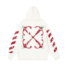 Off White hoodieVR Power Anchor Pattern Arrow Print Hood