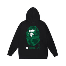 Bathing Ape Bape Hoodie Autumn/Winter Letter Print Loose Hoodie Pullover Ape Sweater