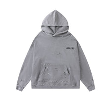 Amiri Hoodie AMI Letter Loose Hooded Sweater for Men and Women