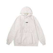 Off White hoodie plant leaf arrow pattern fleece hooded