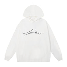 Amiri Hoodie AMI Letter Pattern Pullover Hooded Sweater Men and Women