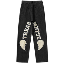 Men Jeans Spring and Autumn Loose Denim Trousers
