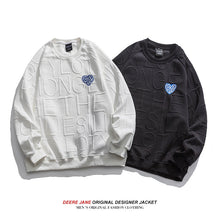 Men Pullover Hoodie Men Spring Autumn American Style Loose Trendy Casual Top