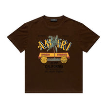 Amiri T Shirt Casual Hip Hop round Neck Short Sleeve T-shirt