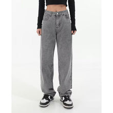Men Jeans Vintage Jeans Spring Baggy Straight Trousers