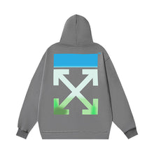 Off White hoodie gradual change arrow pattern hoodie