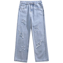Men Jeans Spring and Autumn Jeans Loose Straight Trousers
