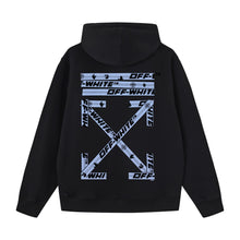 Off White hoodie Palm Letter Arrow Pattern Pullover Hood