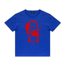 Amiri T Shirt Letter Print Casual Hip Hop High Street round Neck Short Sleeve T-shirt