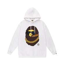 Bathing Ape Bape Hoodie Autumn/Winter Letter Print Loose Hoodie Pullover Ape Sweater
