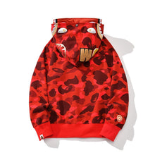 Ape Hoodie Gold Shark Double Hat Camouflage