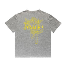 Amiri T Shirt Printed Casual Hip Hop round Neck Short Sleeve T-shirt