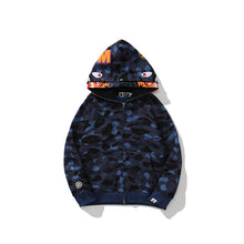 Ape Hoodie Double Hat Tiger Head Sweater Men's Cardigan