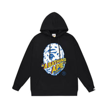 Bathing Ape Bape Hoodie Autumn/Winter Letter Print Loose Hoodie Pullover Ape Sweater