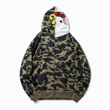 Bathing Ape Bape Hoodie Hello Kitty Camouflage Sweater Men