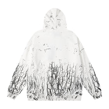 Amiri Hoodie AMI Ripped logo print hooded sweater