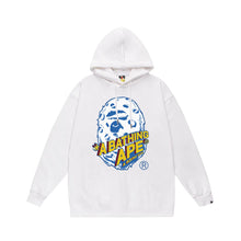 Bathing Ape Bape Hoodie Autumn/Winter Letter Print Loose Hoodie Pullover Ape Sweater