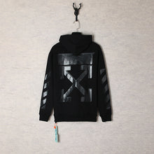 Off White hoodie Ink Arrow Pattern Sleeve Hood