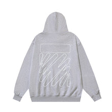 Off White hoodie ECG Pattern Arrow Sleeve Hood
