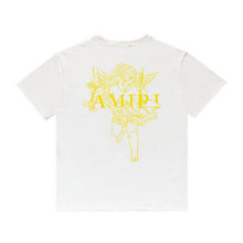 Amiri T Shirt Printed Casual Hip Hop round Neck Short Sleeve T-shirt