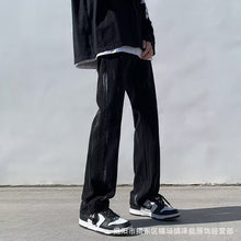 Men Jeans Inkjet Jeans Summer Slim-Fitting Straight Pants