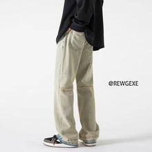Men Jeans Hiphop Baggy Straight Trousers