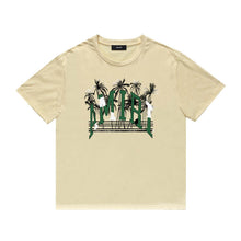 Amiri T Shirt Printed Casual Hip Hop round Neck Short Sleeve T-shirt