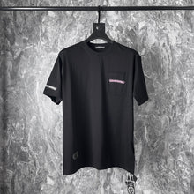 CHH Heart T Shirts Cross Printed Cotton Casual T-Shirt Couple Short Sleeve