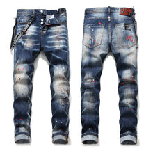 DSQ2 Jeans Distressed Slim-fit Stretch Jeans