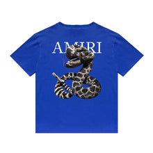 Amiri T Shirt Printed Casual Hip Hop round Neck Short Sleeve T-shirt