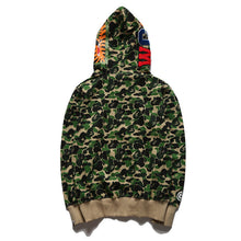 Bathing Ape Bape Hoodie Camouflage Alphabet Embroidery Shark Hooded